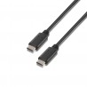 CABLE USB 2.0 3A TIPO C MACHO-MACHO NEGRO 1M