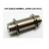 CONECTOR UHF DOBLE HEMBRA CHASIS