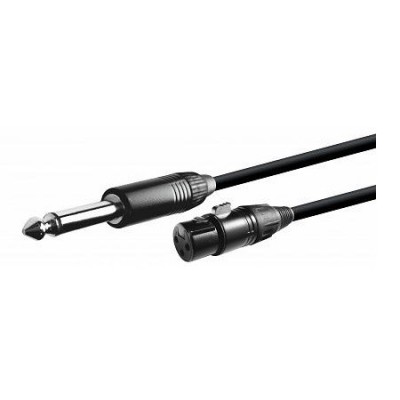 CABLE JACK 6,3 MONO XLR H 5M