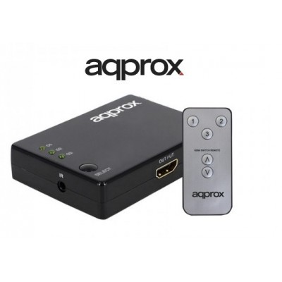 CONMUT.HDMI 4K 3 E-1 SAL.C/MANDO APPROX APPC29V2