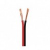 CABLE 2X1 BICOLOR ROJO/ NEGRO