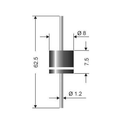 DIODO 10A 800V BY 214/1000