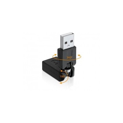 ADAPTADOR USB MACHO - HEMBRA ARTICULADO