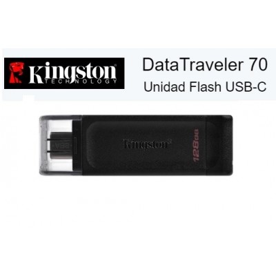 PENDRIVE USB TIPO C 128GB KINGSTON DT70