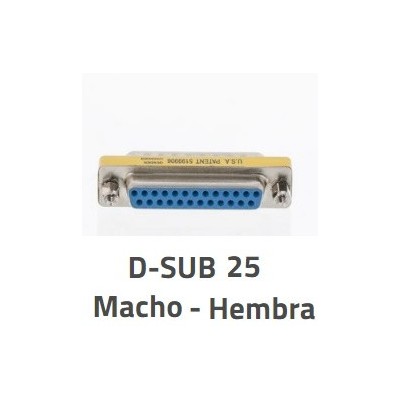 ADAPTADOR SUBD DB-25 MACHO - HEMBRA ND VLCP52818M