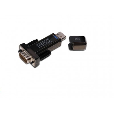 ADAPTADOR USB MACHO A SERIE DB9 HEMBRA. DIGITUS DA70156
