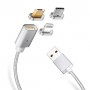CABLE USB MACHO- MICRO USB, IPHONE, TIPO C 1MT.