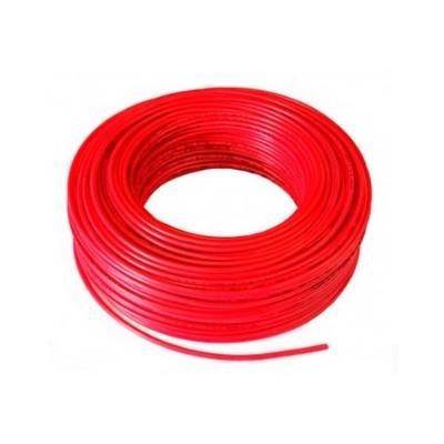 ROLLO CABLE FLEXIBLE 0,25MM ROJO 100M.