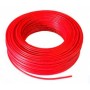 ROLLO CABLE FLEXIBLE 0,25MM ROJO 100M.