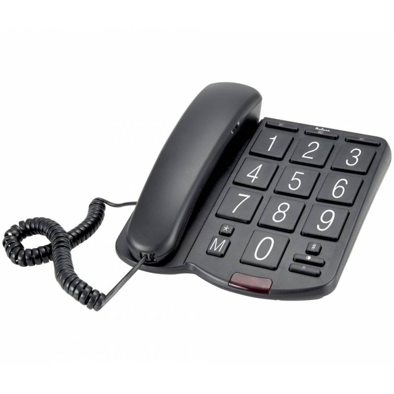 PHILIPS Telefono Fijo Sobremesa M20 con Identificacion de Llamadas y Teclas  Grandes Negro - Guanxe Atlantic Marketplace