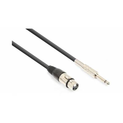 CABLE XRL HEMBRA A JACK 6,3MM 3M.