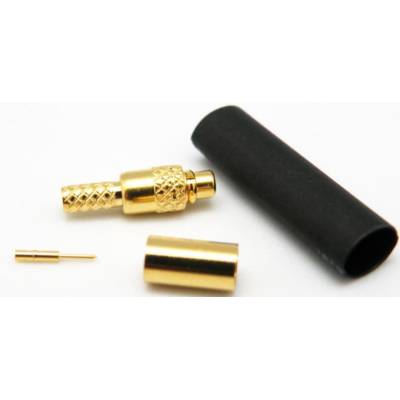 CONECTOR MMCX MACHO CRIMPAR RG-174U DORADO