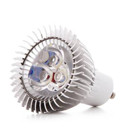 BOMBILLA LED 220V 3W GU10 LUZ CALIDA AGFRI