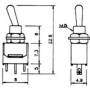 INTERRUPTOR MINI 3P 2 POSICIONES