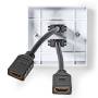 PLACA PARED EMPOTRAR 2 HDMI DOBLE HEMBRA