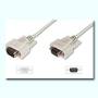 CABLE SERIE RS232  DB9 MACHO - DB9 HEMBRA 3 METROS