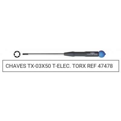 DESTORNILLADOR TORX TX-03X50 T/ELECT TORX