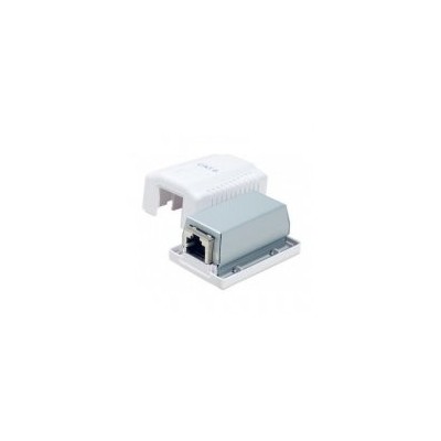 ROSETA SUPERFICIE RJ45 CAT.6 BLINDADA LATERAL