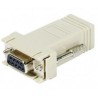 ADAPTADOR DB9 HEMBRA - RJ45 HEMBRA SIN MONTAR