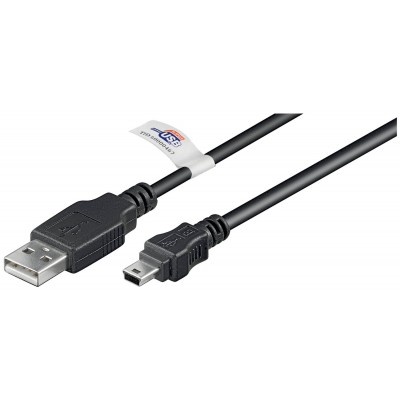 CABLE USB A-MINI USB B 5 pines 3M.